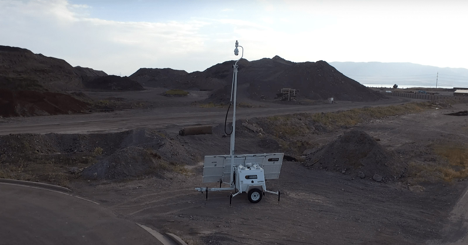 Mobile Surveillance Stations for the protection of construction sites